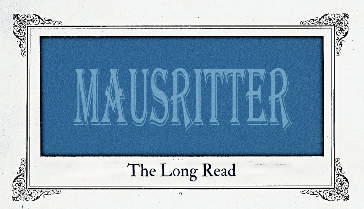 Mausritter: The Long Read