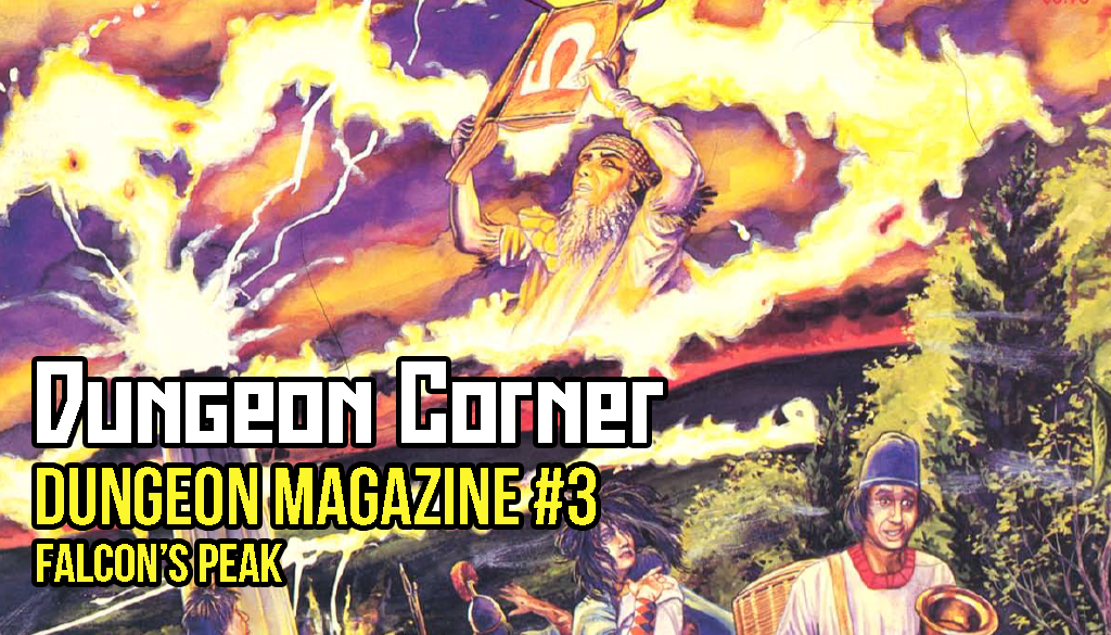 Dungeon Corner - Dungeon Magazine #3 - Falcon's Peak