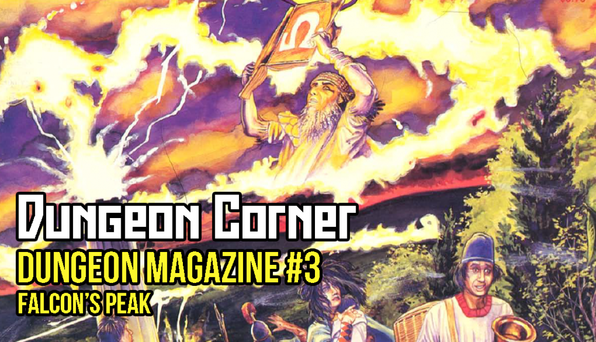 Dungeon Corner - Dungeon Magazine #3 - Falcon's Peak