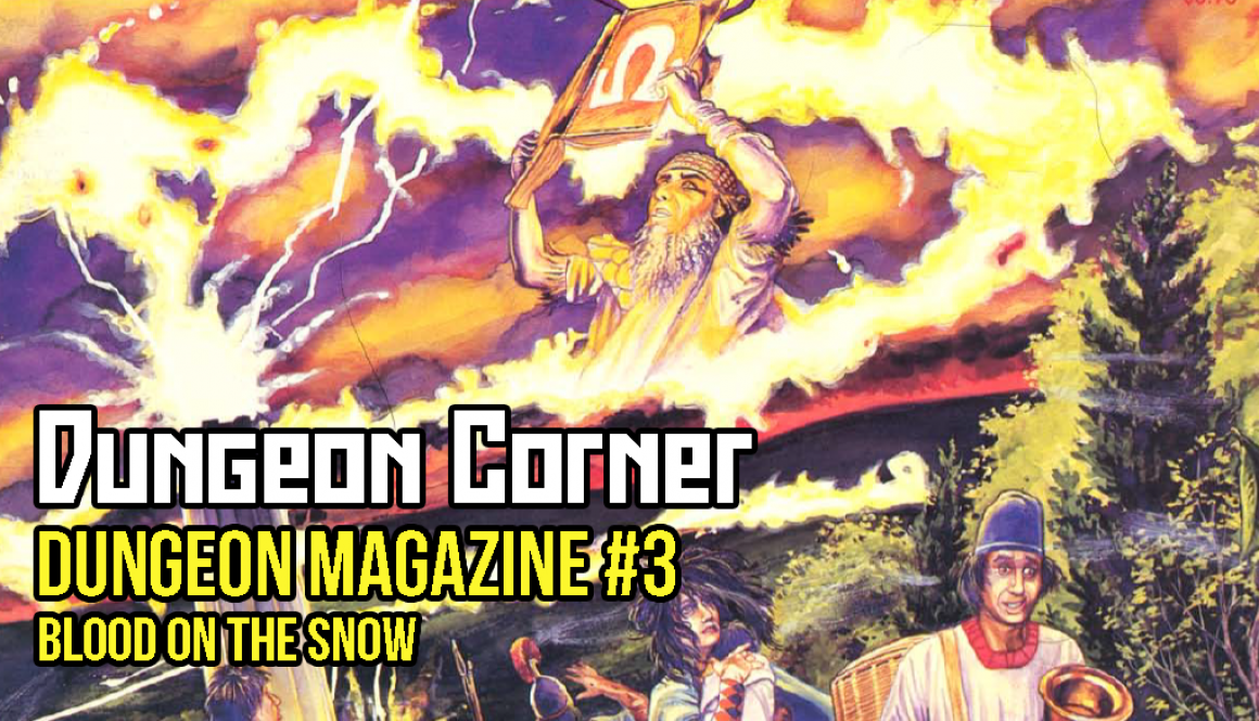 DungeonCorner3-Part2 Dungeon Corner - Dungeon Magazine #3 - Blood On The Snow